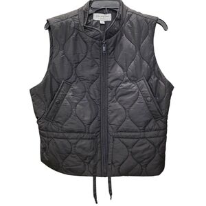 Marc New York Black Quilted Vest
